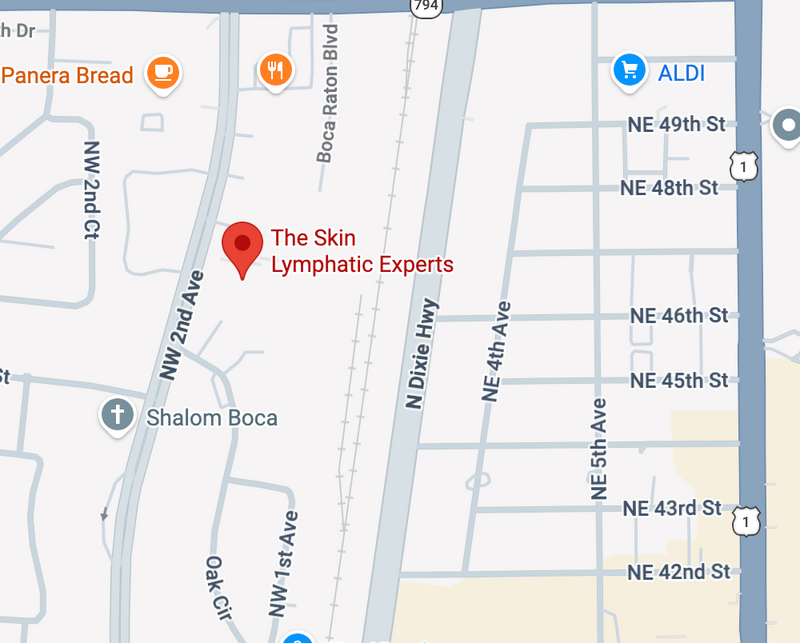The Skin Boca Raton location map